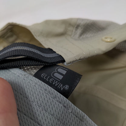 Ellewin UPF50+ Slideback Running Cap Tan One Size Adjustable Breathable Mesh