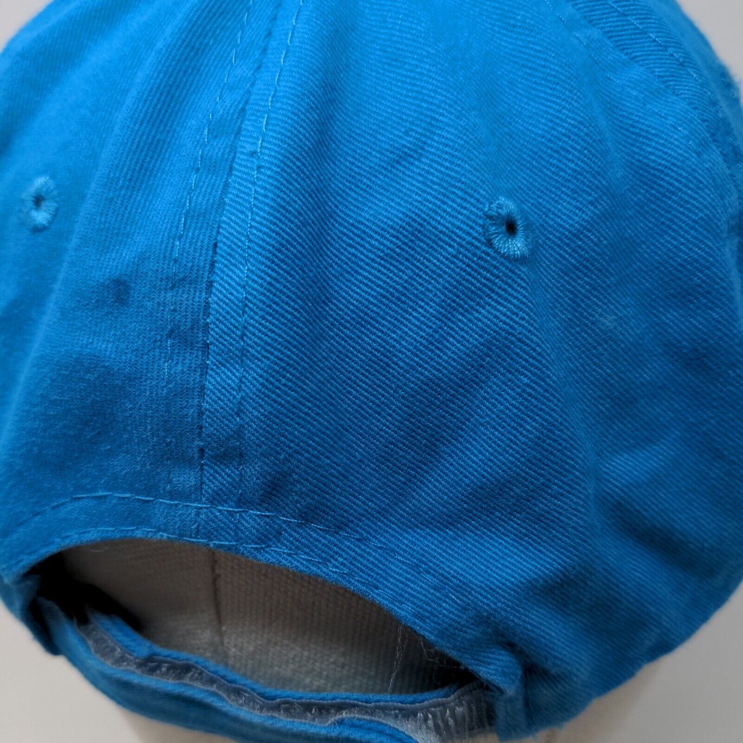 Unbranded Men's Strapback Hat Blue Adjustable Embroidered Siesta Key Logo