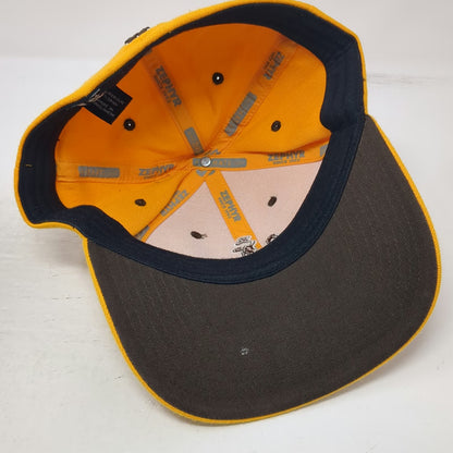 Wyoming Cowboys NCAA Zephyr Yellow Brown L Stretch Fit Steamboat Mascot Cap Hat