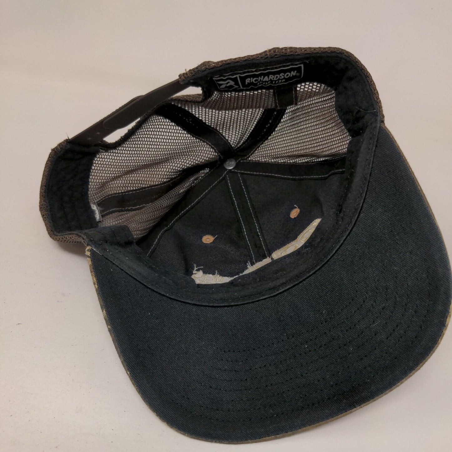 Manning Building Supplies Snapback Trucker Hat Camouflage One Size Mesh Back