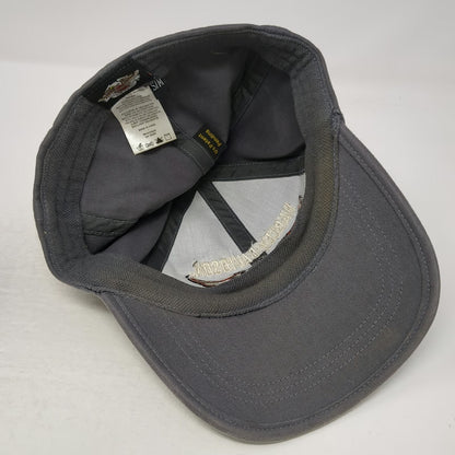 Harley-Davidson Baseball Cap Gray One Size Motorcycle Since 1903 Stretch Fit Hat