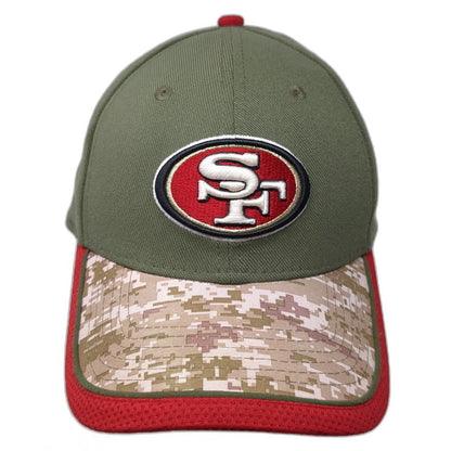 San Francisco 49ers NFL New Era Cap Green L Salute to Service Digital Camo Hat