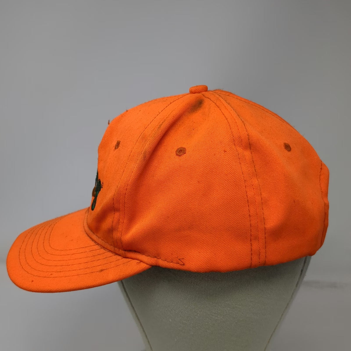 Outdoor Cap Snapback Orange Hat Hunting American Tradition Duck Deer Vintage