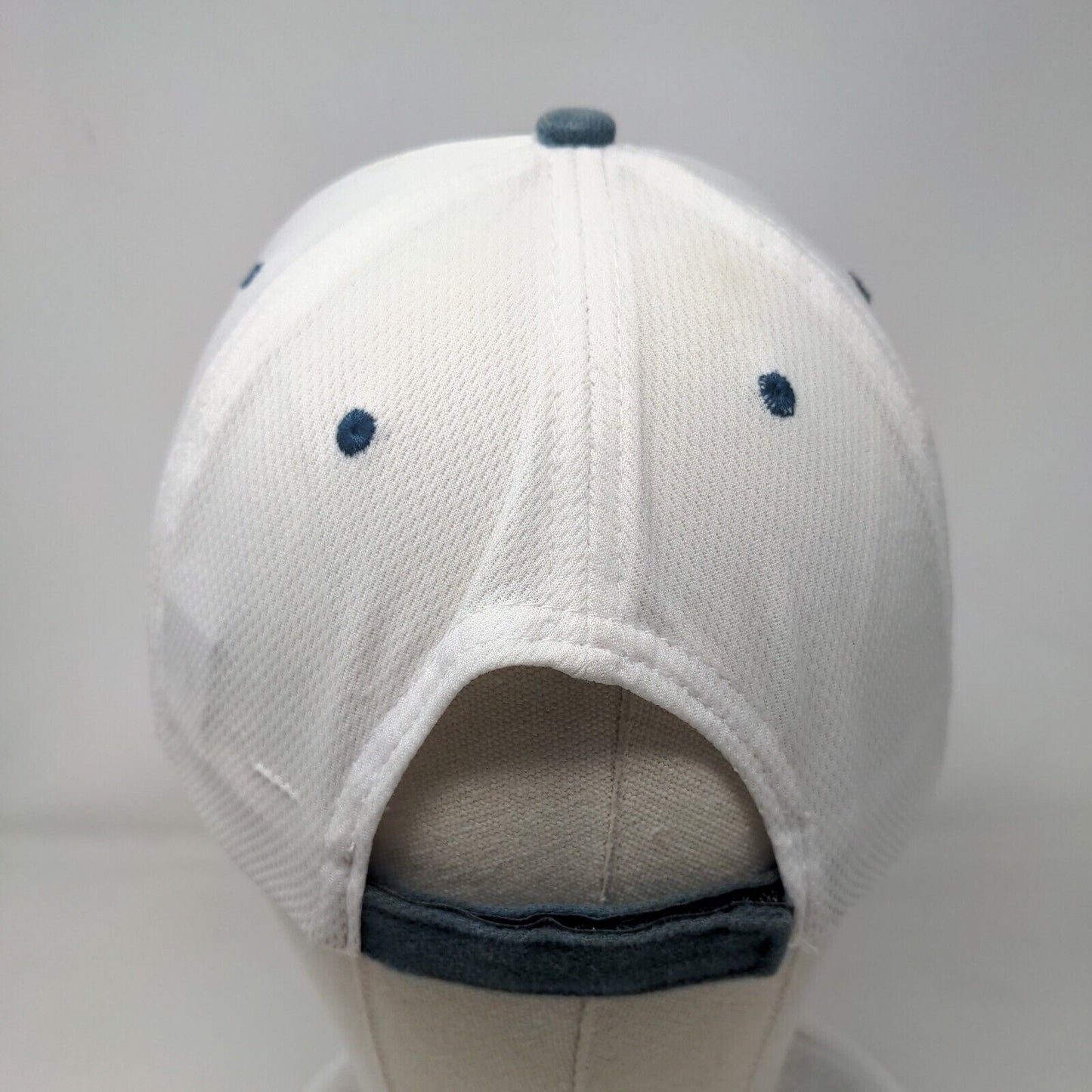 Ford Strapback Hat Blue One Size Adjustable Embroidered Vented Holes 6 Panel