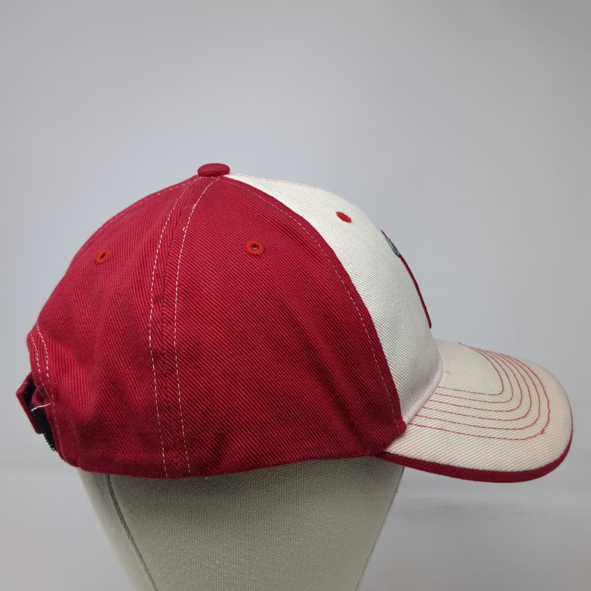 Genuine Los Angeles Angels Baseball Cap White Red One Size MLB Strapback Hat