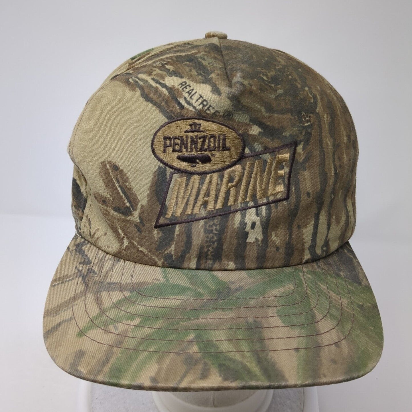 Pennzoil Marine Snapback Hat Multicolor One Size Adjustable Camouflage Swingster