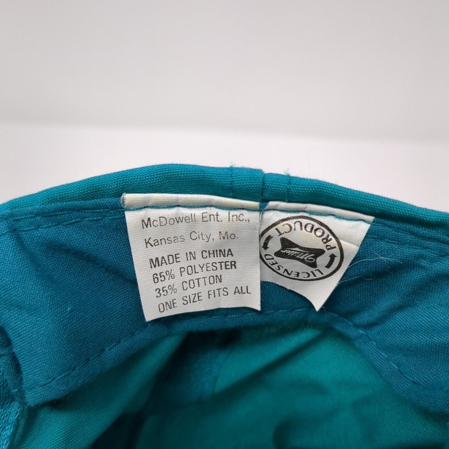 Miller Genuine Draft Snapback Trucker Hat Blue Black Embroidered Logo