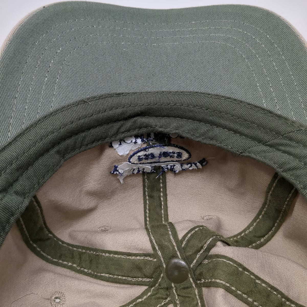Cobra Baseball Cap Beige One Size Point Betsie Lighthouse Michigan Slideback Hat