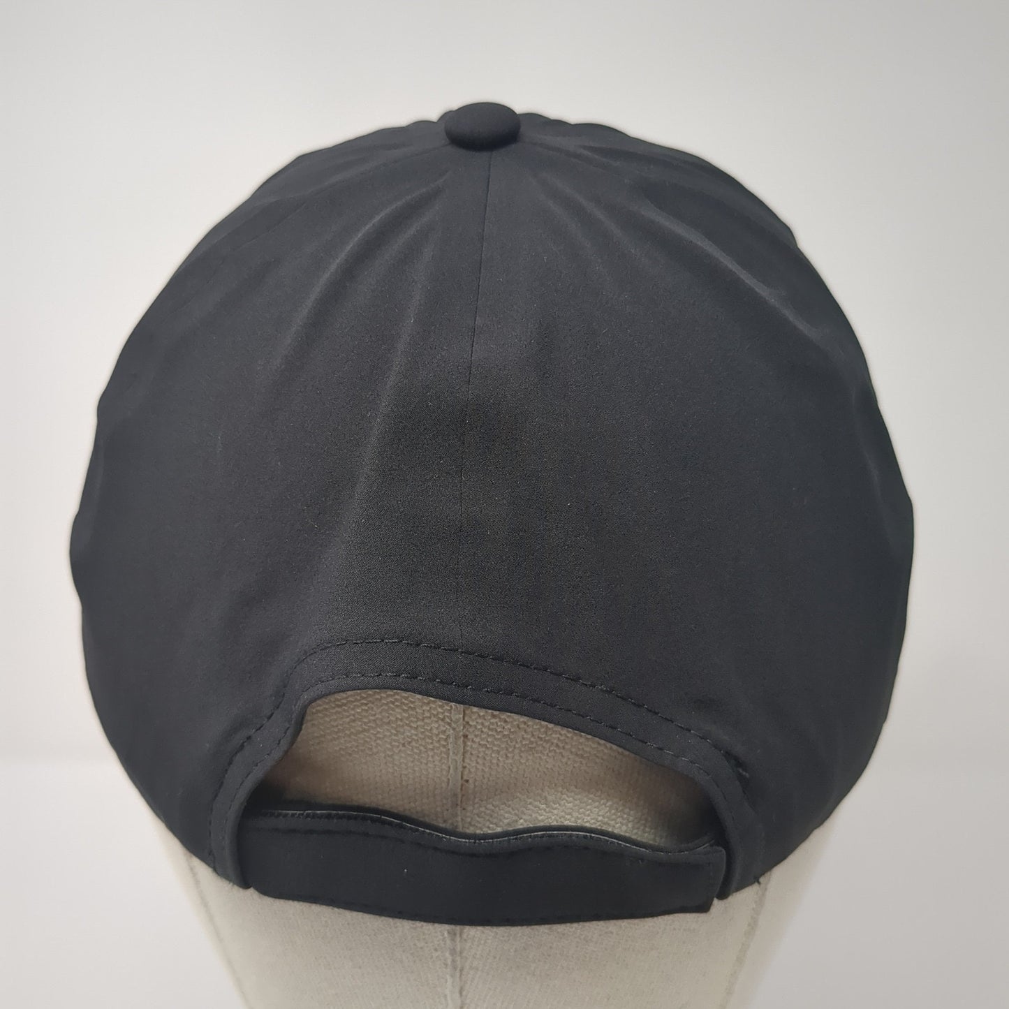97 Strapback Baseball Cap Black One Size Adjustable Embroidered AS Colour