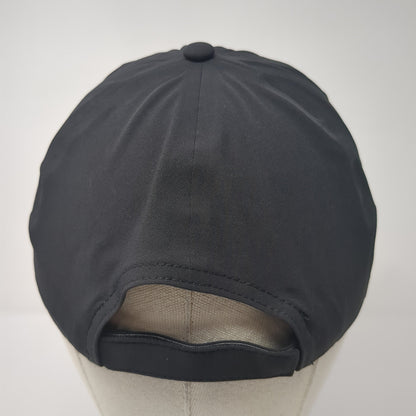 97 Strapback Baseball Cap Black One Size Adjustable Embroidered AS Colour