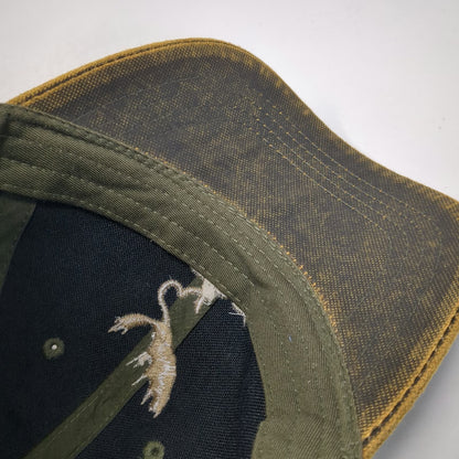 ACE USA Green Alaska Moose Embroidered Distressed Baseball Cap One Size Hat