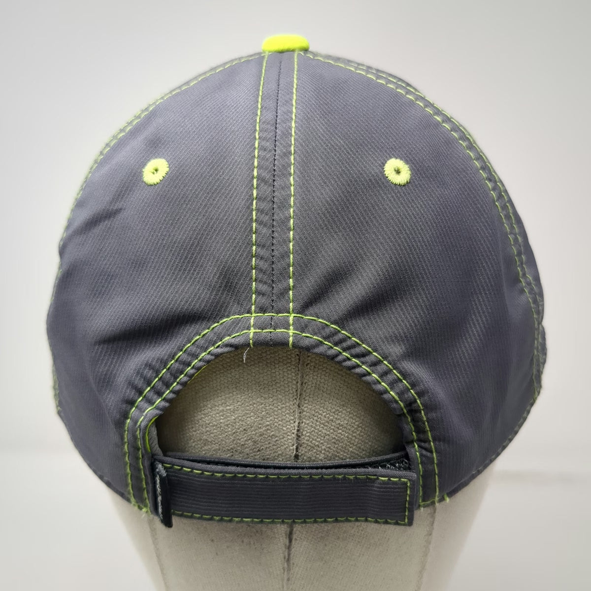 Imperial Baseball Cap Gray Yellow One Size Strapback Sawgrass Golf Hat Graphic