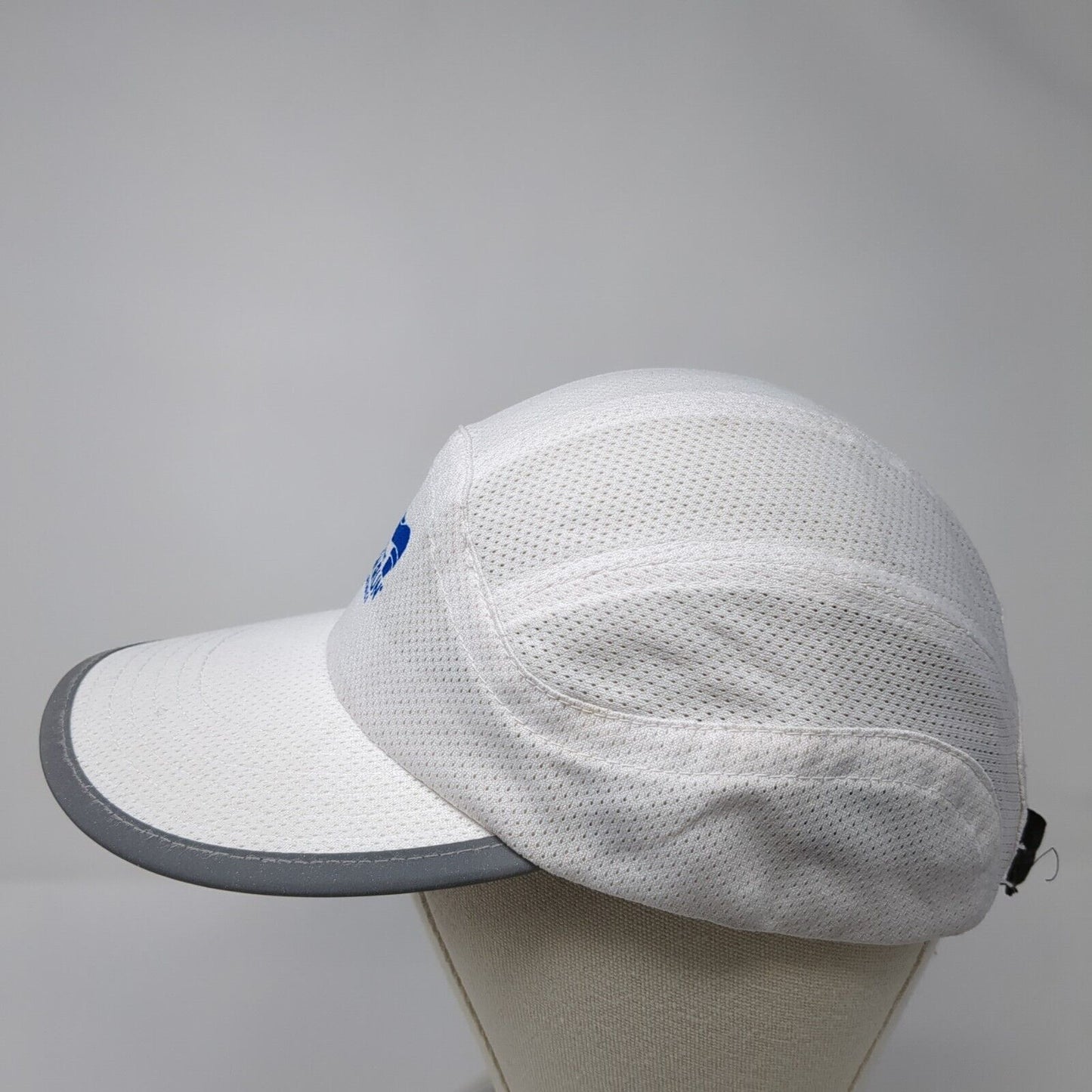 Law Enforcement Torch Run Strapback Hat White One Size Adjustable Mesh