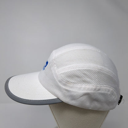 Law Enforcement Torch Run Strapback Hat White One Size Adjustable Mesh