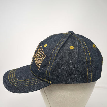 Blue Denim Hoover Dam NV Nevada Baseball Cap One Size Gold Strapback Hat