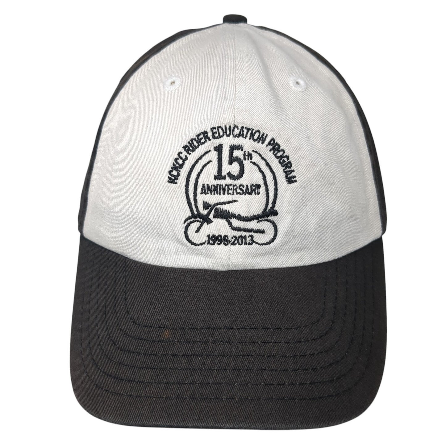 Kckcc Rider Education Program 15th Anniversary Baseball Cap Black OS Adjustable