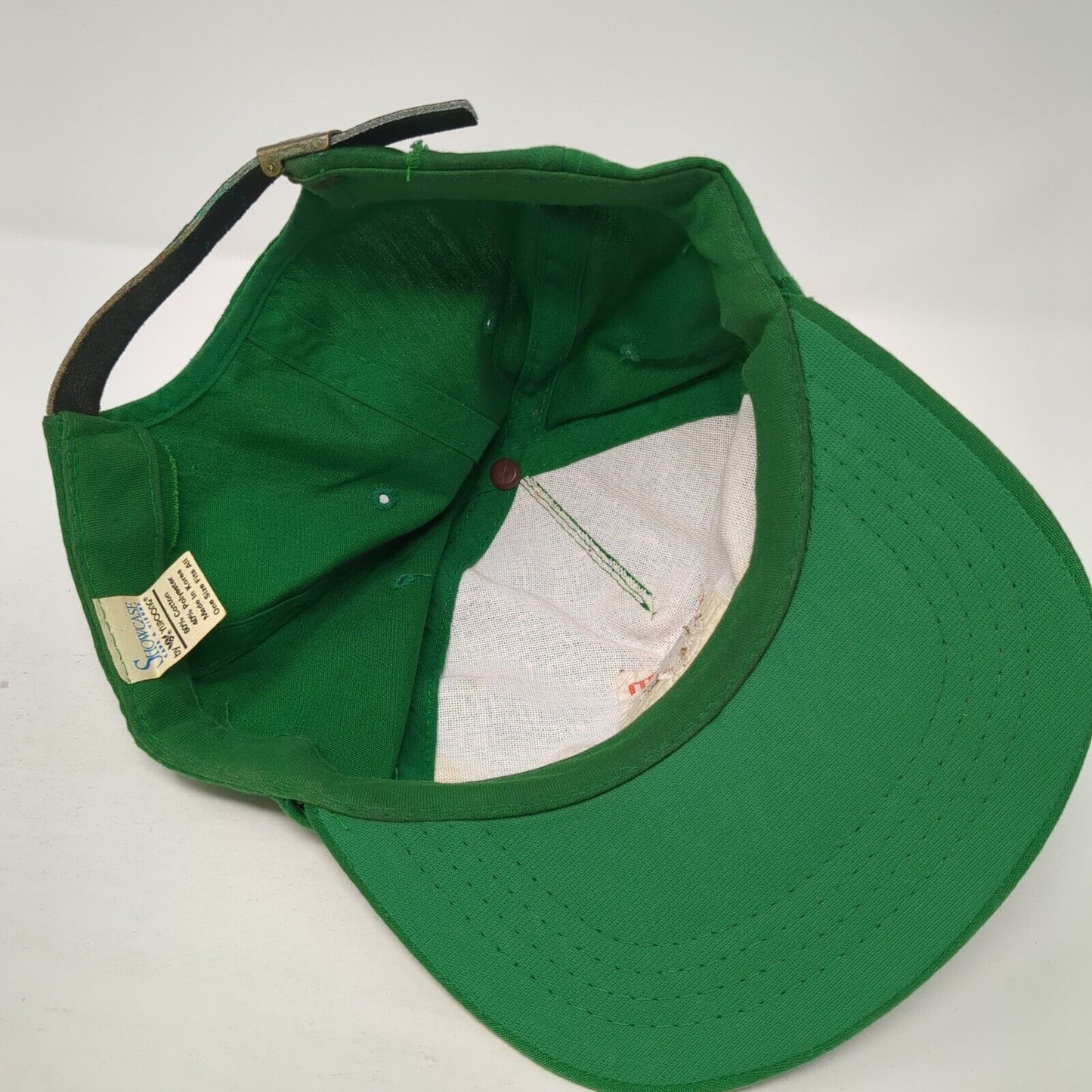 WesTom Corporation Baseball Cap Green One Size Adjustable Embroidered Yupoong