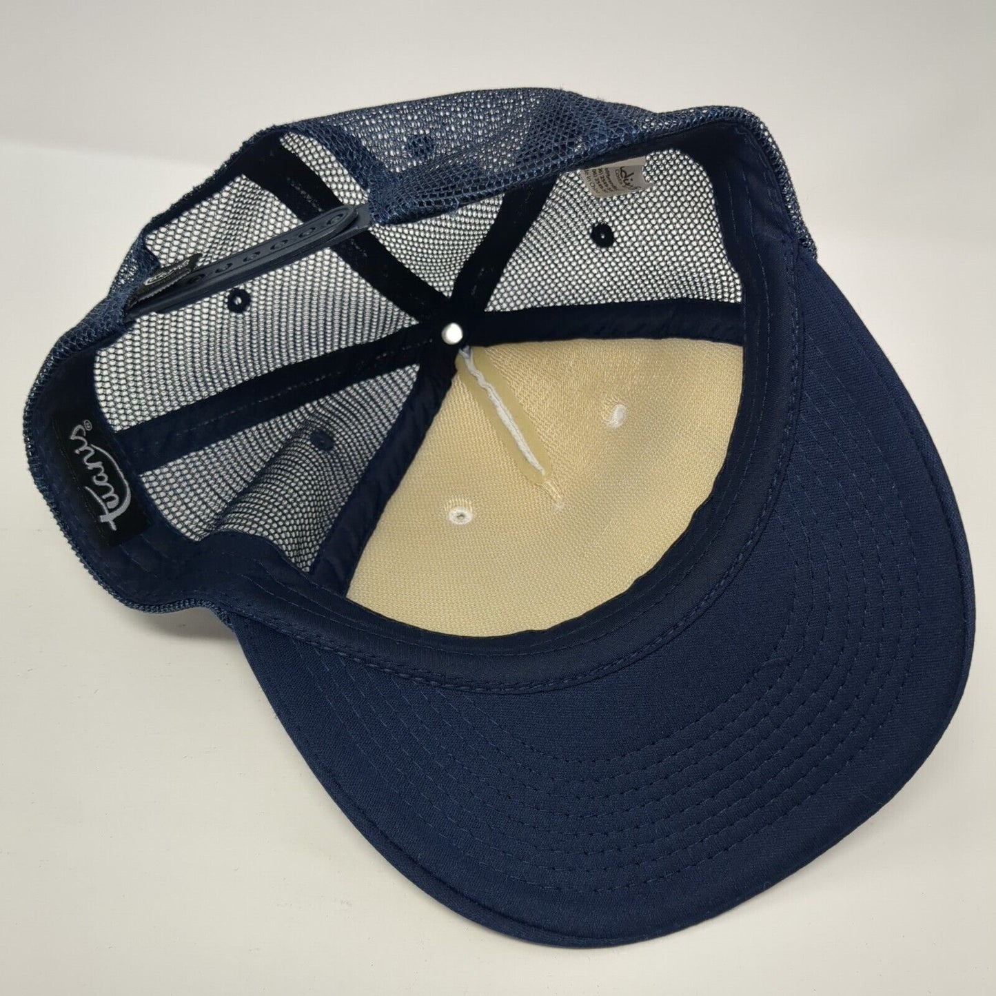 Costa Rica Pura Vida Snapback Mesh Back Trucker Hat Blue One Size Tuanis