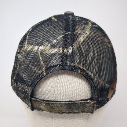 Lutesville Motor Co. Ford Strapback Trucker Hat Multi One Size Camo