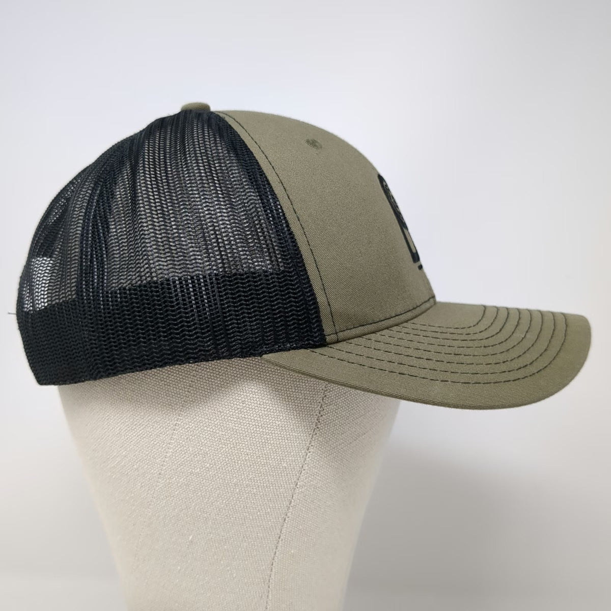 Parsons Trucker Hat Green Black One Size Mesh Back Snapback Employee Owned
