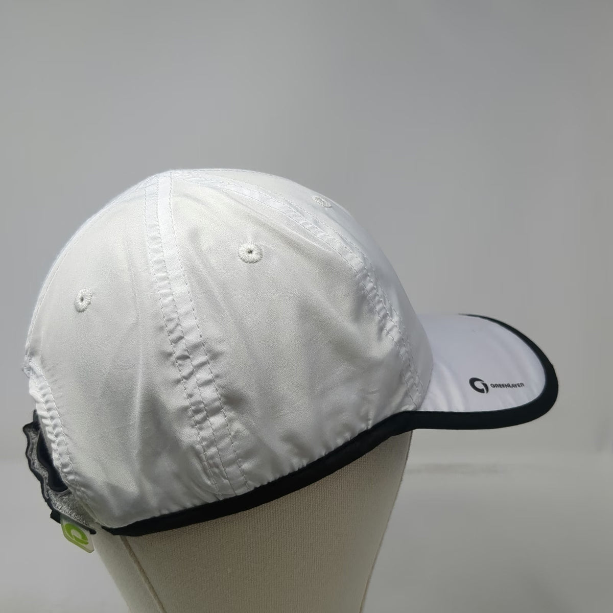 Greenlayer Major League Triathlon Baseball Cap White OSFM Strapback Sport Hat