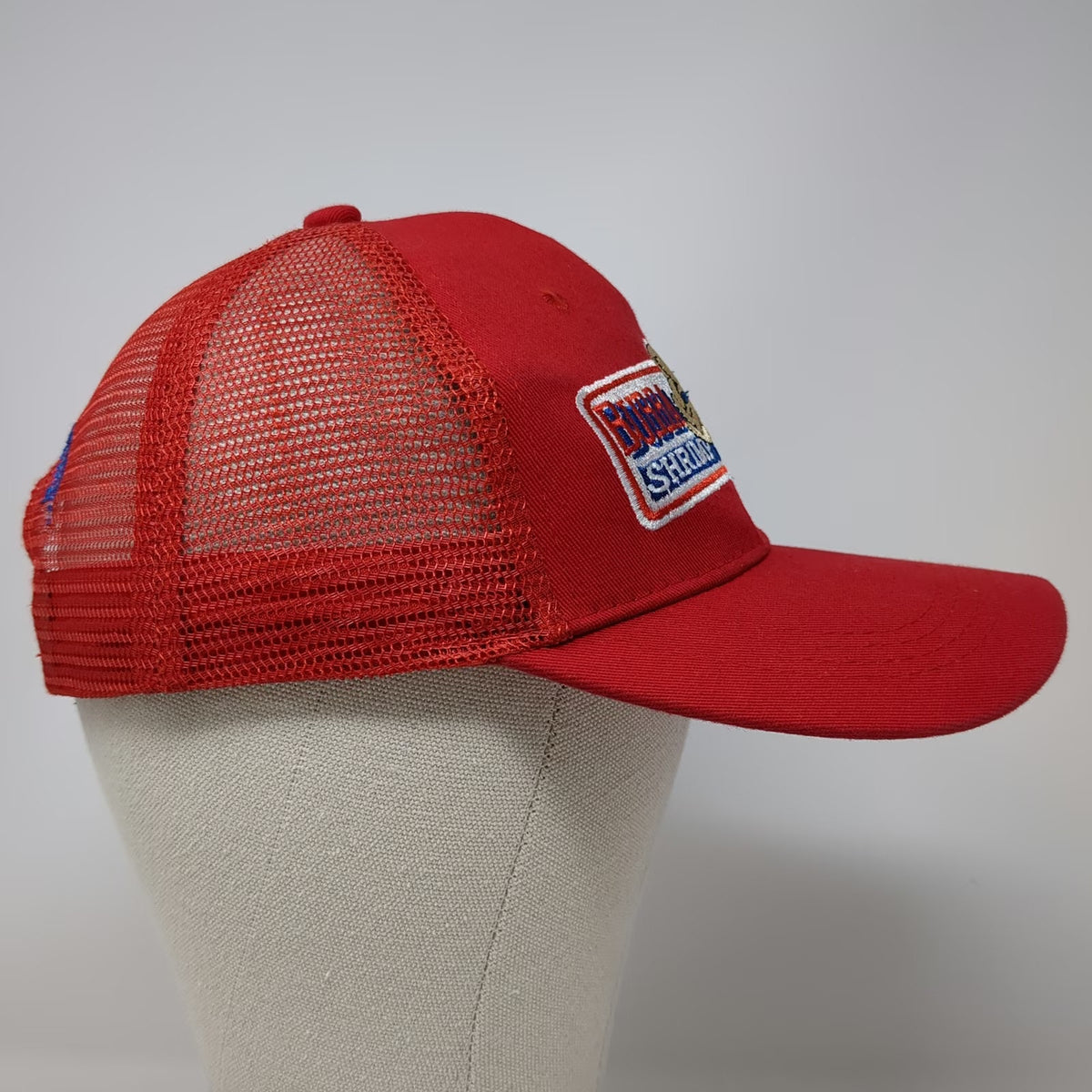 Bubba Gump Shrimp Co Trucker Hat Red One Size Forrest Movie Mesh Snapback Logo