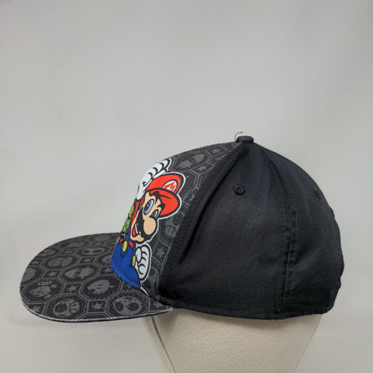 Super Mario Luigi Snapback Hat Multicolor Adjustable Vent Holes