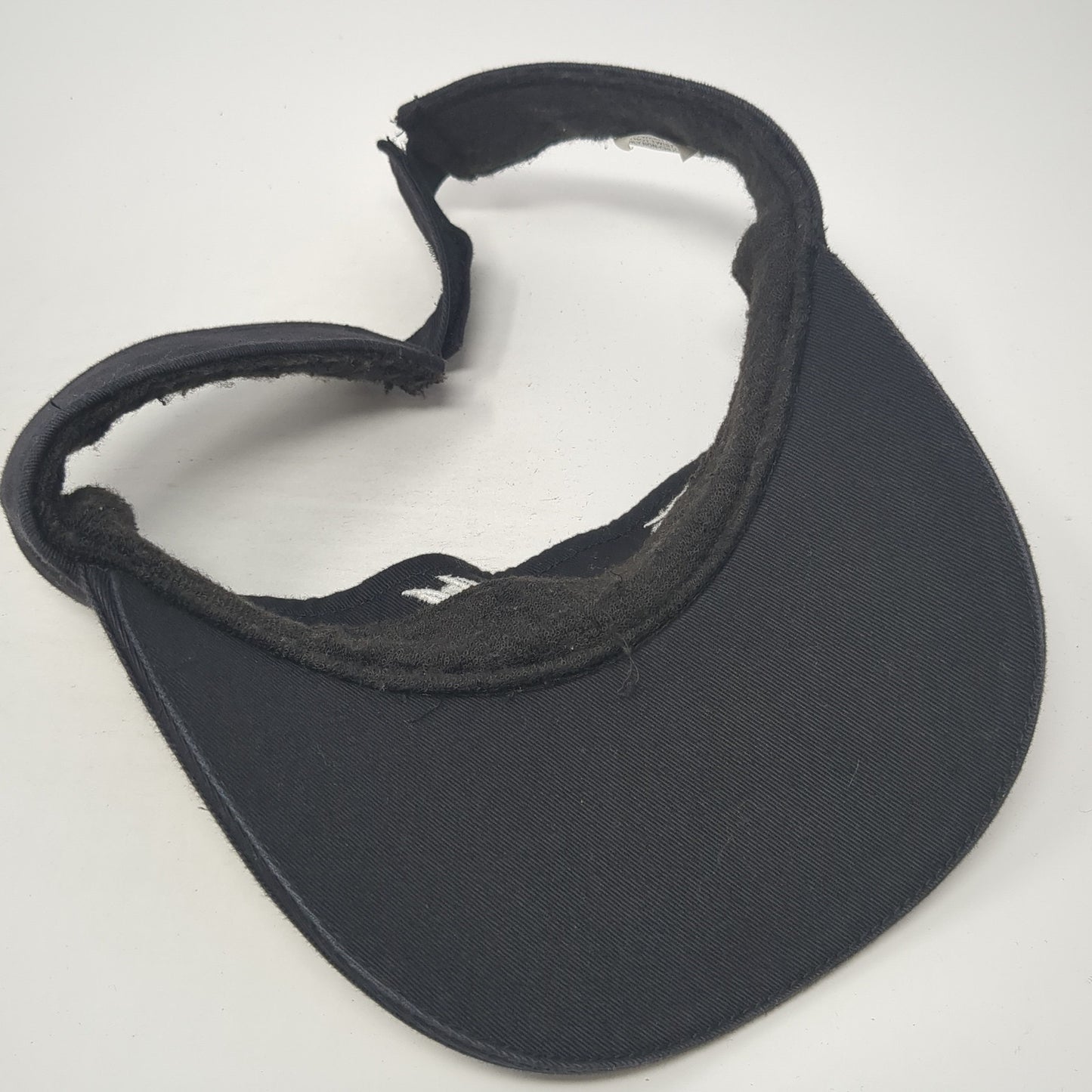 The Mors Sun Visor Hat Black One Size Adjustable Lightweight Embroidered