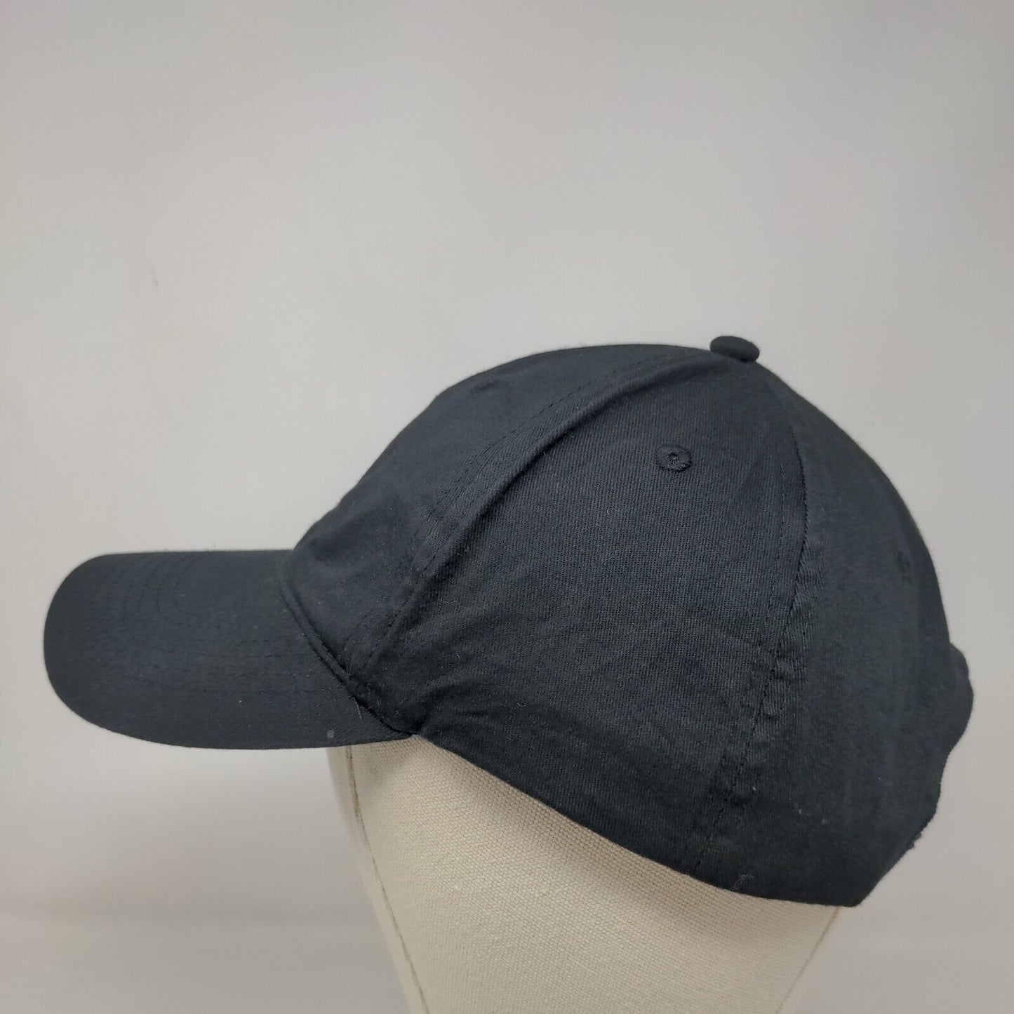 GC Strapback Hat One Size Black Embroidered Logo Adjustable Strap BIG X