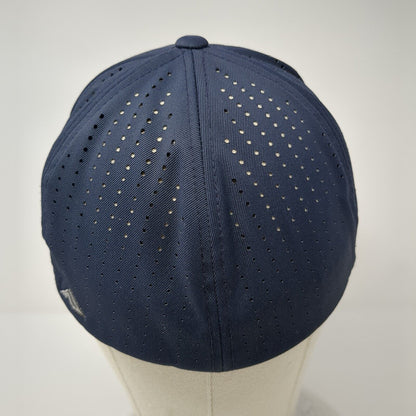 Uncharted Recreation Fitted Hat Blue S/M Embroidered 474F Pacific Headwear