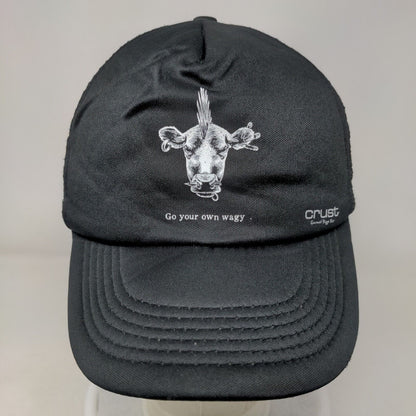Go Your Own Wagy Mesh Back Trucker Hat Black One Size Crust Gourmet Pizza