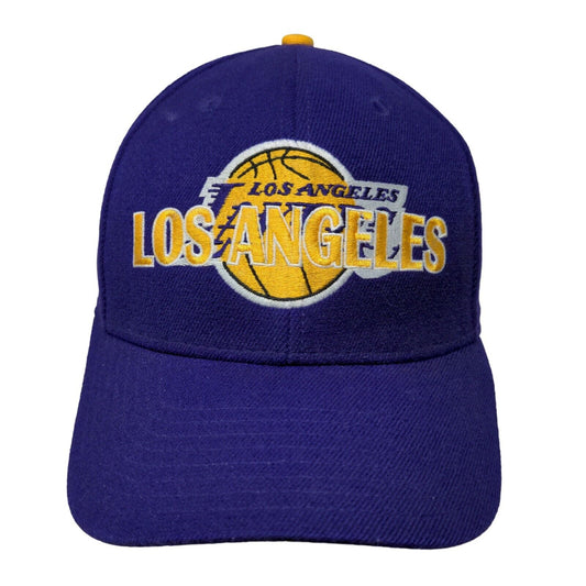 Los Angeles Lakers Fitted Hat Purple Size S/M Embroidered Logo NBA