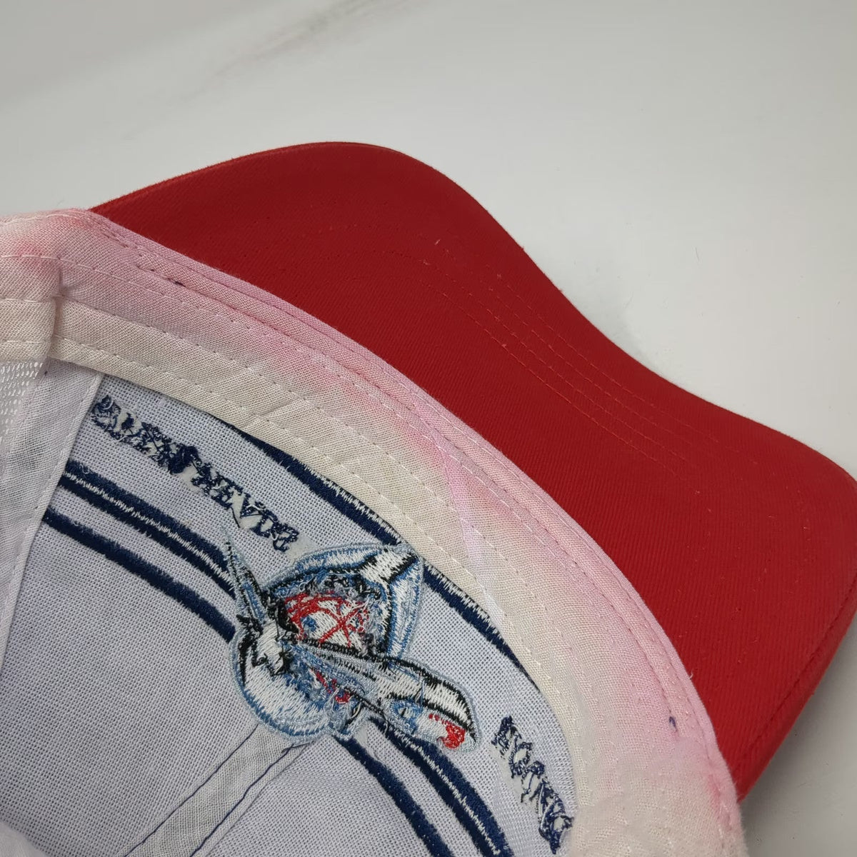 Destroyer Idaho Steelheads ECHL Trucker Hat Blue Red White One Size Pepsi 2004