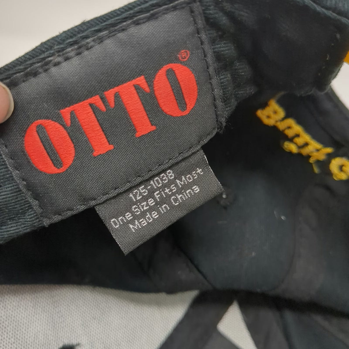 Otto Snapback Black One Size ABB Performance Built Greater Eagle Cotton Hat