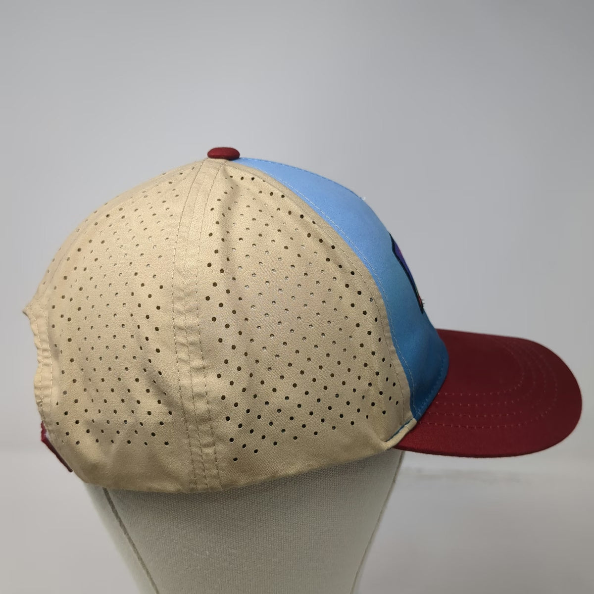 Boco Gear 5 Panel Blue Red Beige One Size Sedona Canyons 125 Performance Hat