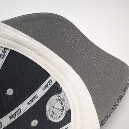 Kubota Strapback Hat Gray One Size Mesh Back Colorblock Fast Eddie