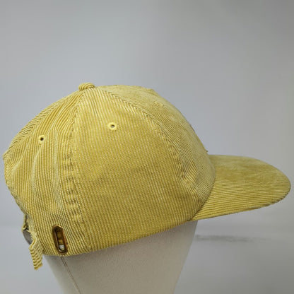 Teva Baseball Cap Yellow One Size Corduroy Adjustable Sport Sandal Patch Hat