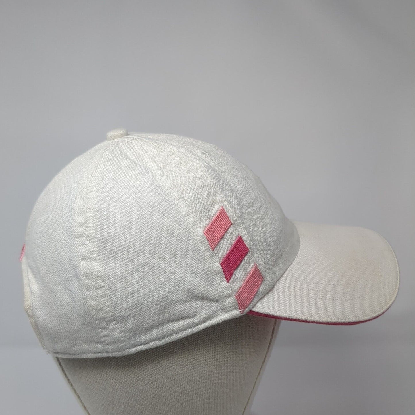 Adidas Climalite Strapback Hat White One Size Adjustable Embroidered Cotton