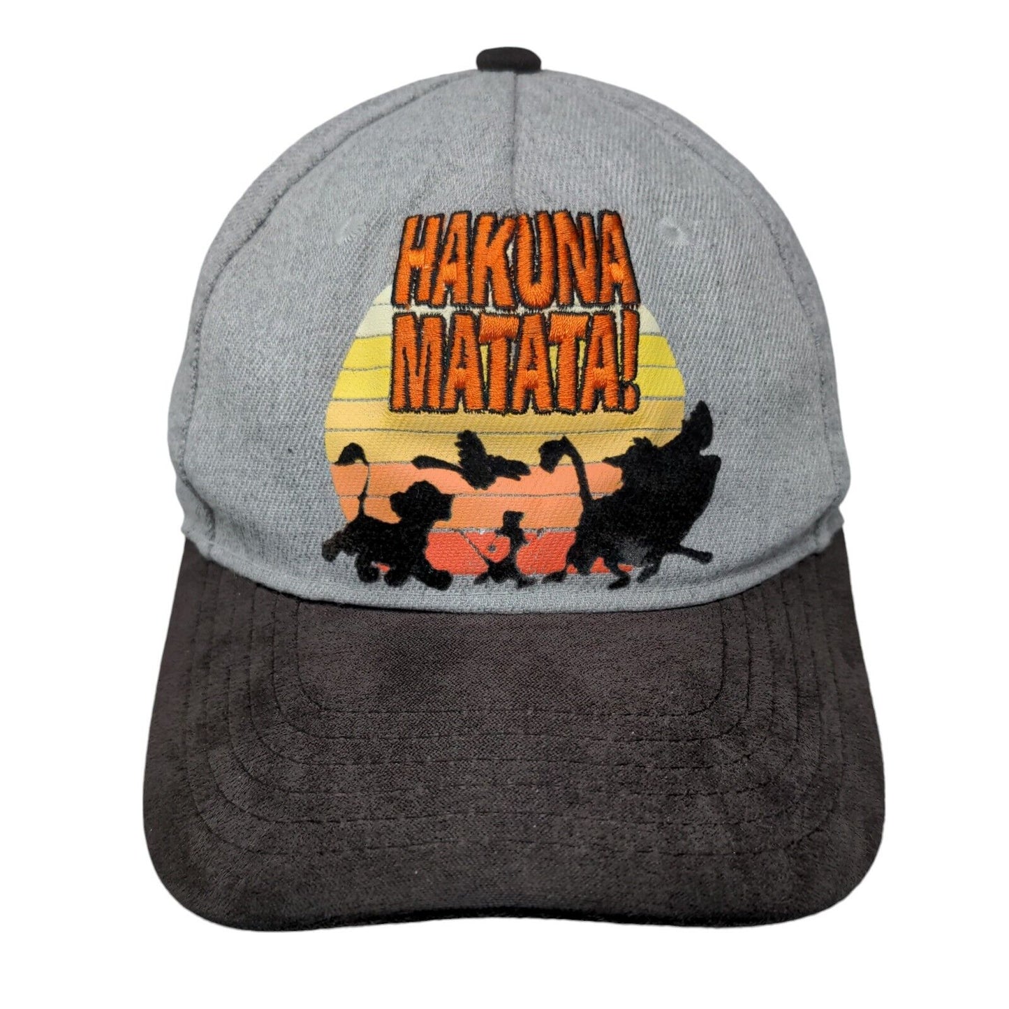Hakuna Matata Snapback Hat Multi One Size Embroidered Colorblock Disney