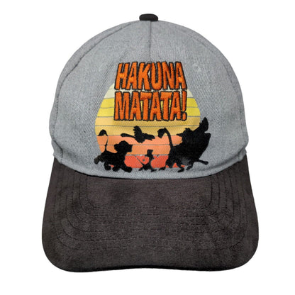 Hakuna Matata Snapback Hat Multi One Size Embroidered Colorblock Disney