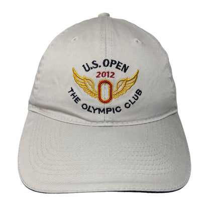 US Open 2012 The Olympic Club Slideback Hat Tan One Size USGA Member