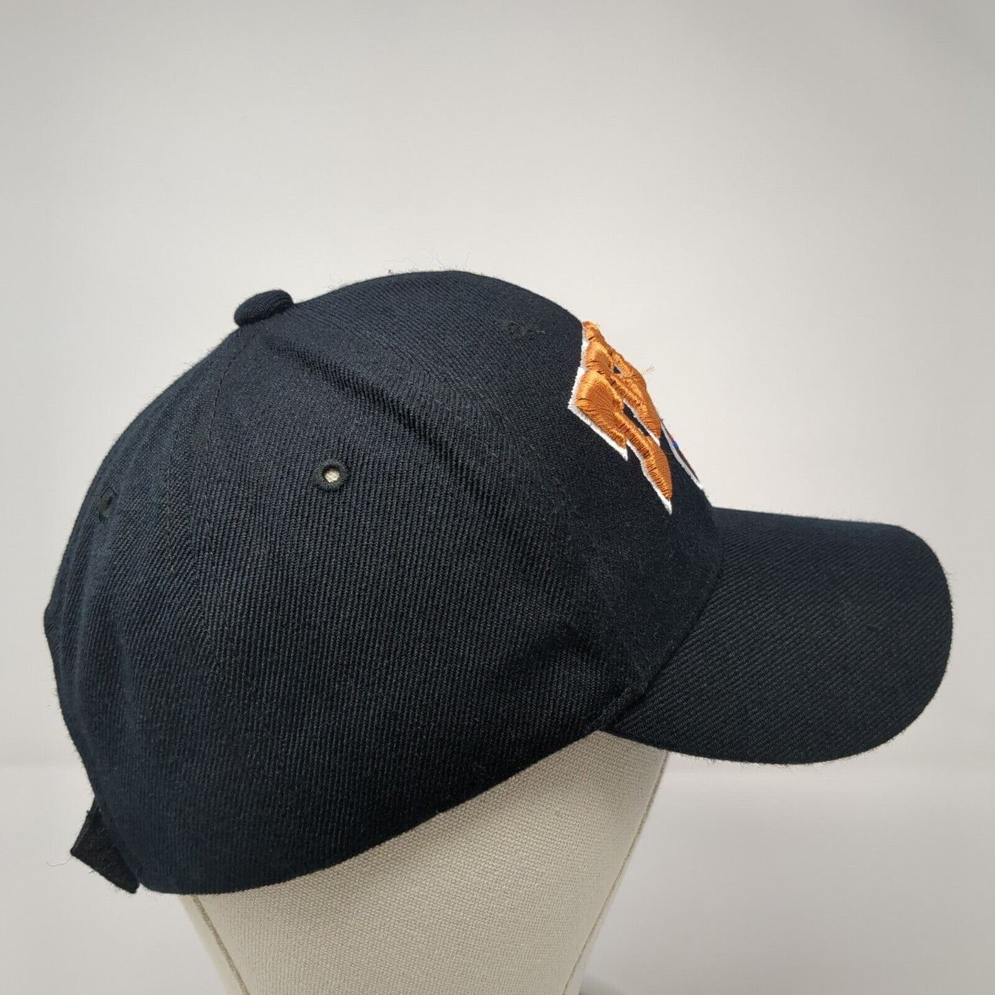 Texas Strapback Hat Black OS Adjustable Embroidered Patriotic Texas State Dallas