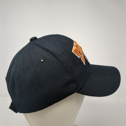 Texas Strapback Hat Black OS Adjustable Embroidered Patriotic Texas State Dallas