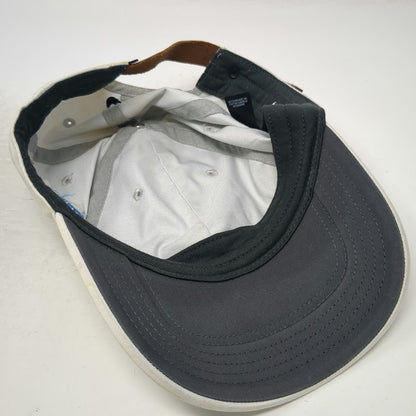 Nike Baseball Cap Gray OSFM Dri-Fit Boise Open Golf Leather Strapback Swoosh Hat