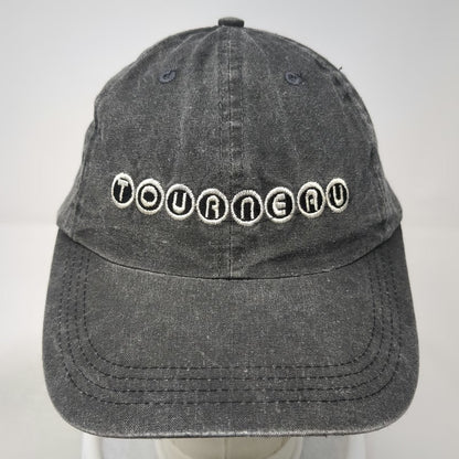 Sportcap Baseball Cap Gray OSFM Tourneau Logo Cotton Slideback Adjustable Hat