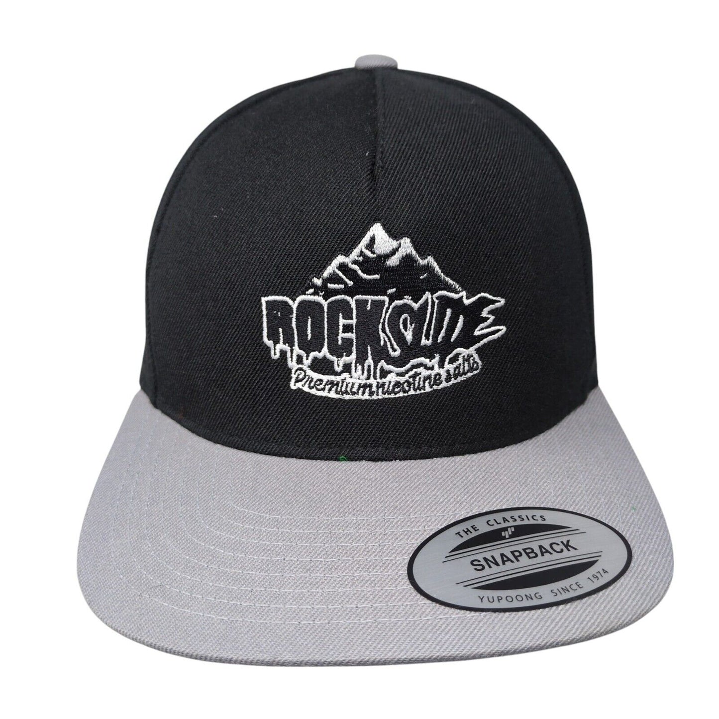 Rockslide Premium Salts Snapback Hat Black One Size Colorblock