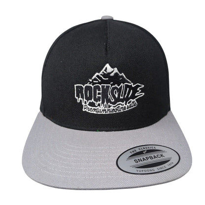 Rockslide Premium Salts Snapback Hat Black One Size Colorblock