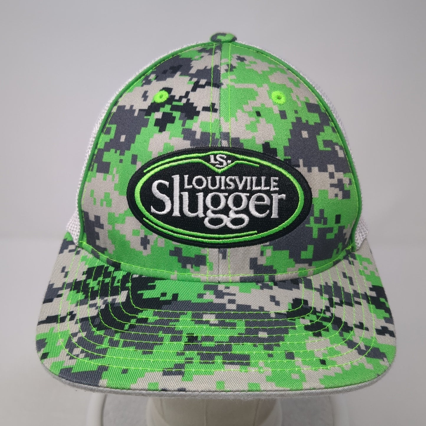 Louisville Slugger Fitted Trucker Hat Multi Medium Mesh Back Pacific Headwear
