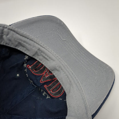 World's Greatest Dad Strapback Hat Blue One Size Concept One 6 Panel
