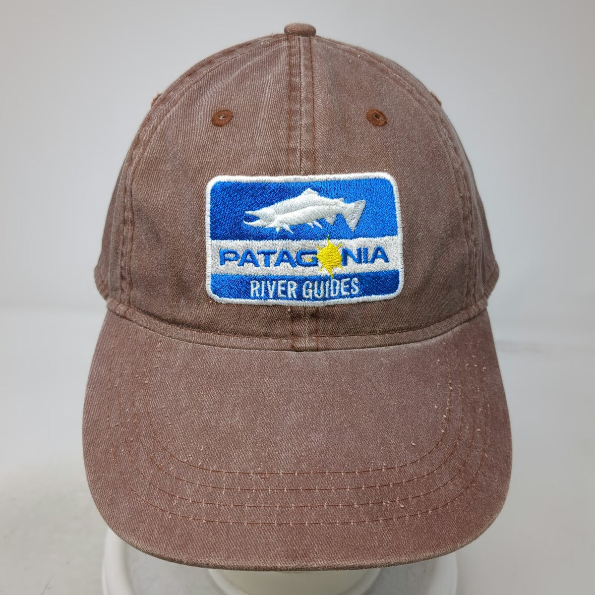 Ouray Patagonia River Guides Baseball Cap Brown One Size Fishing Strapback Hat